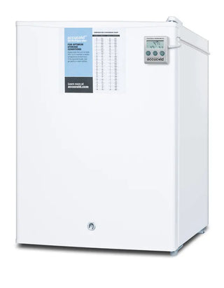 Accucold FF28LWHPLUS2 19" Compact All-Refrigerator PLUS2 Series with NIST Calibrated Thermometer, 2.4 cu.ft.