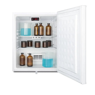 Accucold FF28LWHPRO Compact All-Refrigerator, 2.4 cu.ft., White, Digital Thermostat, Factory Installed Lock