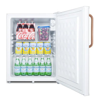 Accucold FF28LWHTBC 19" Compact All-Refrigerator with Antimicrobial Pure Copper Handle, 2.4 cu.ft.