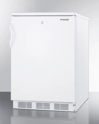 Accucold FF6LW7ADA 24" Wide All-Refrigerator ADA Compliant NSF-7 Approved, 5.5 cu.ft.
