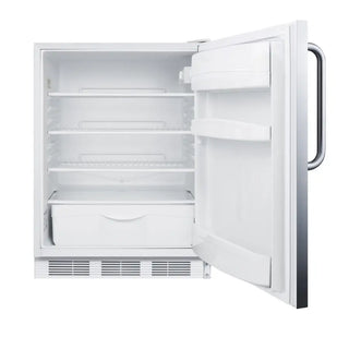 Accucold FF6LW7CSS 24" Wide Built-In All-Refrigerator with Stainless Steel Exterior, 5.5 cu.ft.