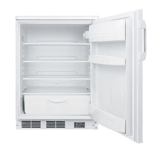 Accucold FF6LW7NZ 24" Wide All-Refrigerator Nutrition Center Series NSF-7 Approved, NIST Calibrated Thermometer, 5.5 cu.ft.