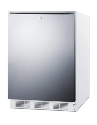 Accucold FF6LW7SSHHADA 24" Wide ADA Height All-Refrigerator with Stainless Steel Wrapped Door, 5.5 cu.ft.