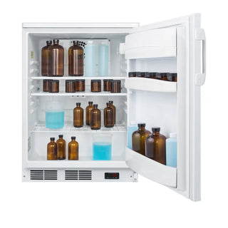 Accucold FF6LWPLUS2 24" Wide All-Refrigerator PLUS2 Series with NIST Calibrated Thermometer, 5.5 cu.ft.