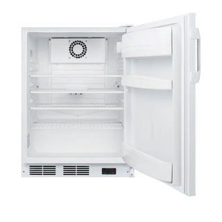 Accucold FF6LWPLUS2ADA 24" Wide ADA Height All-Refrigerator PLUS2 Series with NIST Calibrated Thermometer, 5.5 cu.ft.