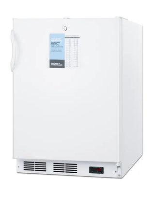 Accucold FF6LWPROADA 24" Wide ADA Height All-Refrigerator PRO Series with Digital Thermostat, 5.5 cu.ft.