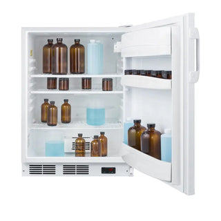 Accucold FF6LWPROADA 24" Wide ADA Height All-Refrigerator PRO Series with Digital Thermostat, 5.5 cu.ft.