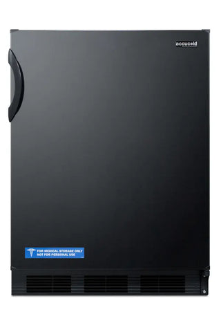 Accucold FF7BK 24" Wide All-Refrigerator NSF-7 Approved, 5.5 cu.ft.