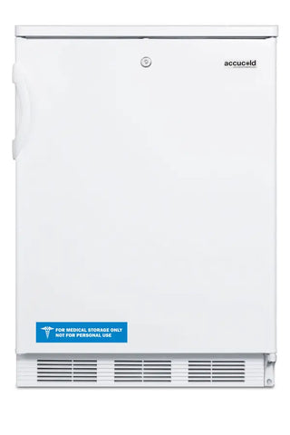 Accucold FF7LWBI 24" Wide Built-In All-Refrigerator, 5.5 cu.ft., White, Commercially Approved