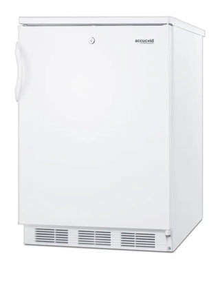 Accucold FF7LWBI 24" Wide Built-In All-Refrigerator, 5.5 cu.ft., White, Commercially Approved