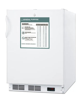 Accucold FF7LWBIADAGP 24" Wide Built-In All-Refrigerator, ADA Compliant, 5.5 cu.ft., Digital Thermostat, Healthcare