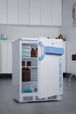 Accucold FF7LWBIMED2 24" Wide Built-In All-Refrigerator MED2 Series with NIST Calibrated Thermometer, 5.5 cu.ft.