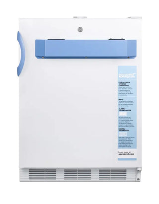 Accucold FF7LWBIMED2ADA 24" Wide ADA Height Built-In All-Refrigerator MED2 Series with NIST Calibrated Thermometer, 5.5 cu.ft.