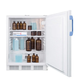 Accucold FF7LWBIMED2ADA 24" Wide ADA Height Built-In All-Refrigerator MED2 Series with NIST Calibrated Thermometer, 5.5 cu.ft.