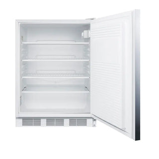 Accucold FF7LWBISSHHADA 24" Wide ADA Height Built-In All-Refrigerator with Stainless Steel Wrapped Door, 5.5 cu.ft.