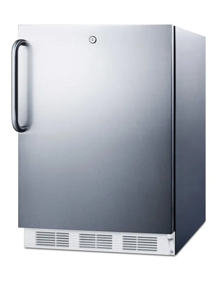 Accucold FF7LWCSSADA 24" Wide ADA Height Built-In All-Refrigerator with Full Stainless Steel Exterior, 5.5 cu.ft.
