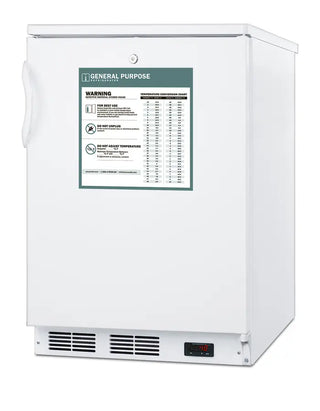 Accucold FF7LWGP 24" Wide All-Refrigerator for General Purpose Healthcare Storage, 5.5 cu.ft.