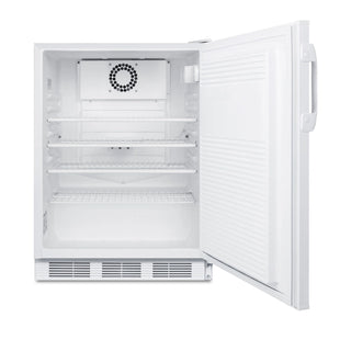 Accucold FF7LWGPCADA 24" Wide ADA Compliant Commercial All-Refrigerator with Lock NSF-7, 5.5 cu.ft.