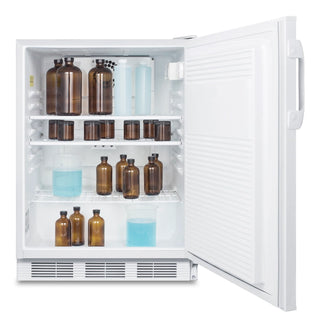Accucold FF7LWGPCADA 24" Wide ADA Compliant Commercial All-Refrigerator with Lock NSF-7, 5.5 cu.ft.