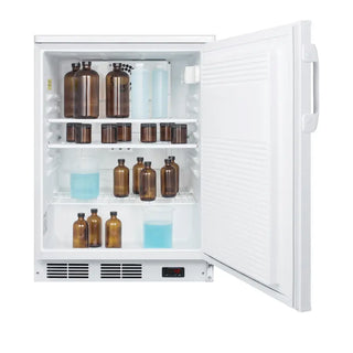 Accucold FF7LWPLUS2 24" Wide All-Refrigerator PLUS2 Series with NIST Calibrated Thermometer, 5.5 cu.ft.