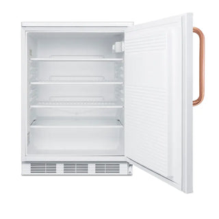 Accucold FF7LWTBC 24" Wide All-Refrigerator with Antimicrobial Pure Copper Handle, 5.5 cu.ft.
