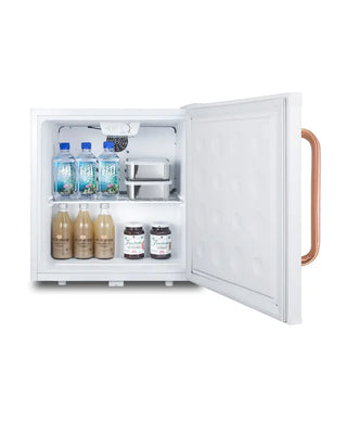 Accucold FFAR23LTBC Compact 19" All-Refrigerator with Antimicrobial Pure Copper Handle, 1.7 cu.ft.