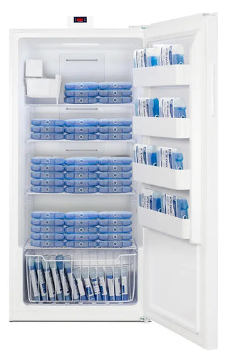 Accucold FFUF234IM 33" Wide Upright All-Freezer with Factory-Installed Icemaker, 21.0 cu.ft.