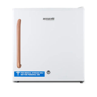 Accucold FS24LTBC 24" Wide Compact All-Freezer with Pure Copper Antimicrobial Handle and Front Lock, 1.4 cu.ft.