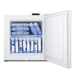 Accucold FS24LVAC 24" Wide Compact All-Freezer with NIST Calibrated Temperature Alarm and Self-Closing Door, 1.4 cu.ft.