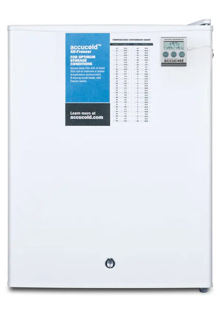 Accucold FS30L7PLUS2 24" Wide Compact All-Freezer NSF-7 Commercial with NIST Calibrated Thermometer, 1.8 cu.ft.