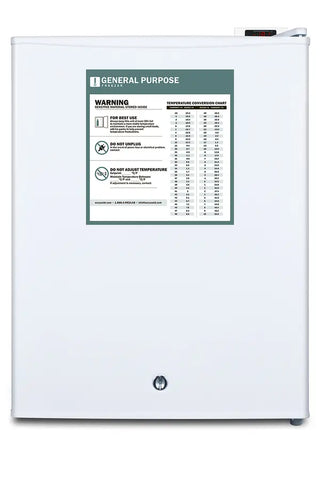 Accucold FS30LGP Compact All-Freezer for Healthcare and Lab Use, Countertop Freezer, 1.8 Cu.Ft.