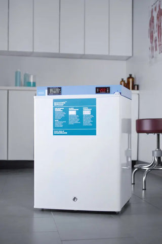 Accucold FS30LMED2 24" Wide Compact All-Freezer with NIST Calibrated High/Low Temperature Alarm, 1.8 cu.ft.