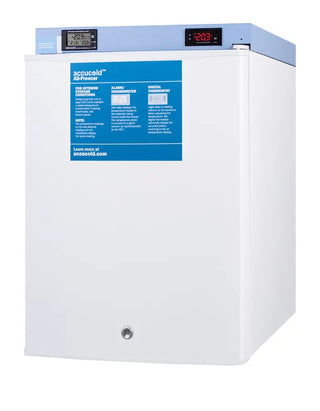 Accucold FS30LMED2 24" Wide Compact All-Freezer with NIST Calibrated High/Low Temperature Alarm, 1.8 cu.ft.