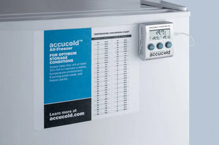 Accucold FS30LPLUS2 24" Wide Compact All-Freezer with NIST Calibrated Thermometer and Front Lock, 1.8 cu.ft.