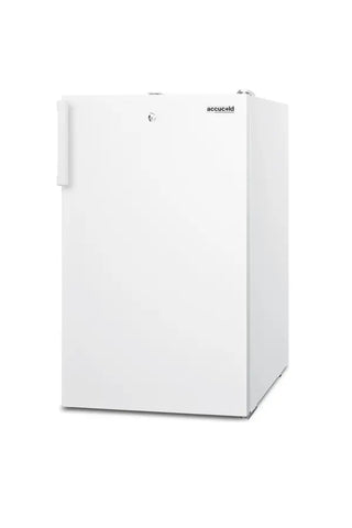 Accucold FS407LW 20" Wide Compact All-Freezer with Pull-Out Drawers and Front Lock, 2.8 cu.ft.