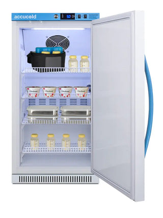 Accucold MLRS32BIADAMC 2.83 cu.ft. MOMCUBE ADA Height Breast Milk Refrigerator with Antimicrobial Handle