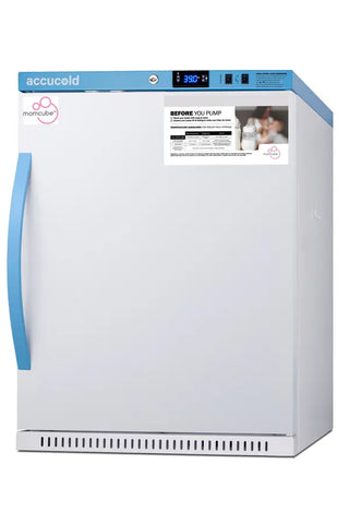 Accucold MLRS62BIADAMCLK 6 cu.ft. MOMCUBE ADA Compliant Breast Milk Refrigerator 