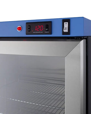 Blanket Warmer with digital temperature display showing 120 F degrees