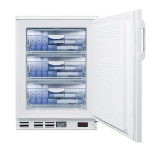Accucold VT65 24" Wide Built-In All-Freezer, -30°C Capable with NIST Calibrated Alarm, 3.5 cu.ft.