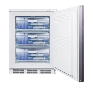 Accucold VT65MLBIIF 24" Wide Built-In All-Freezer with Integrated Door Frame, 3.5 cu.ft.(Panel Not Included)