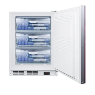 Accucold VT65MLBIIFADA 24" Wide Built-In All-Freezer ADA Compliant (Panel Not Included), -25°C Capable, 3.5 cu.ft.