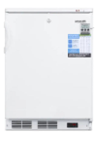 Accucold VT65MLBIVAC 24" Wide Built-In All-Freezer, -25°C Capable with NIST Calibrated Alarm, 3.2 cu.ft.