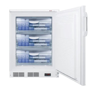 Accucold VT65MLBIVAC 24" Wide Built-In All-Freezer, -25°C Capable with NIST Calibrated Alarm, 3.2 cu.ft.