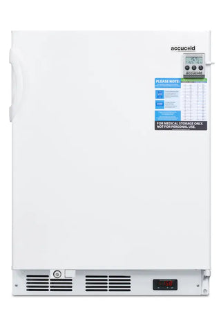 Accucold VT65MLBIVACADA 24" Wide Built-In All-Freezer ADA Compliant, -25°C Capable, 3.2 cu.ft.