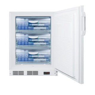 Accucold VT65MLBIVACADA 24" Wide Built-In All-Freezer ADA Compliant, -25°C Capable, 3.2 cu.ft.