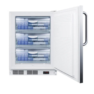 Accucold VT65MLCSSADA 24" Wide Built-In All-Freezer ADA Compliant, -25°C Capable, 3.5 cu.ft.