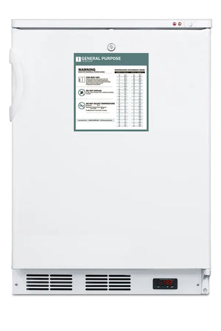 Accucold VT65MLGP 24" Wide All-Freezer for General Purpose Medical Storage, -25°C Capable, 3.5 cu.ft.