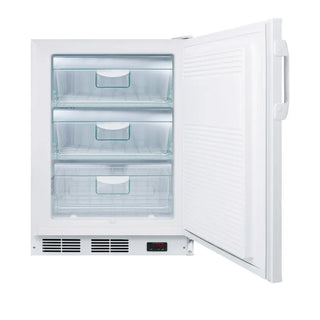 Accucold VT65MLMEDADA 24" Wide All-Freezer ADA Compliant with NIST Calibrated Temperature Alarm, -25°C Capable, 3.2 cu.ft.
