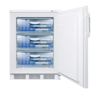 Accucold VT65MLPRO 24" Wide All-Freezer with Factory-Installed Probe Hole and Front Lock, -25°C Capable, 3.2 cu.ft.