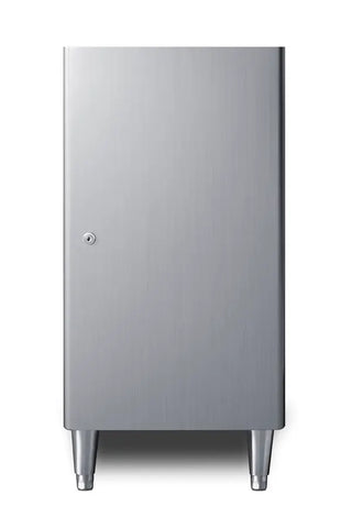 Accucold AIWDCAB1 Cabinet Stand for Select Ice/Water Dispensers, Stainless Look Storage Base for AIWD160 and AIWD220 Units